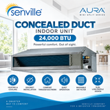 Senville AURA Concealed Duct Indoor Units