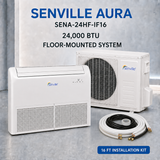 Senville AURA Floor-Mounted Mini Split Heat Pump – 12K, 18K and 24K BTU