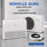Senville AURA Floor-Mounted Mini Split Heat Pump – 12K, 18K and 24K BTU