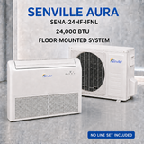 Senville AURA Floor-Mounted Mini Split Heat Pump – 12K, 18K and 24K BTU