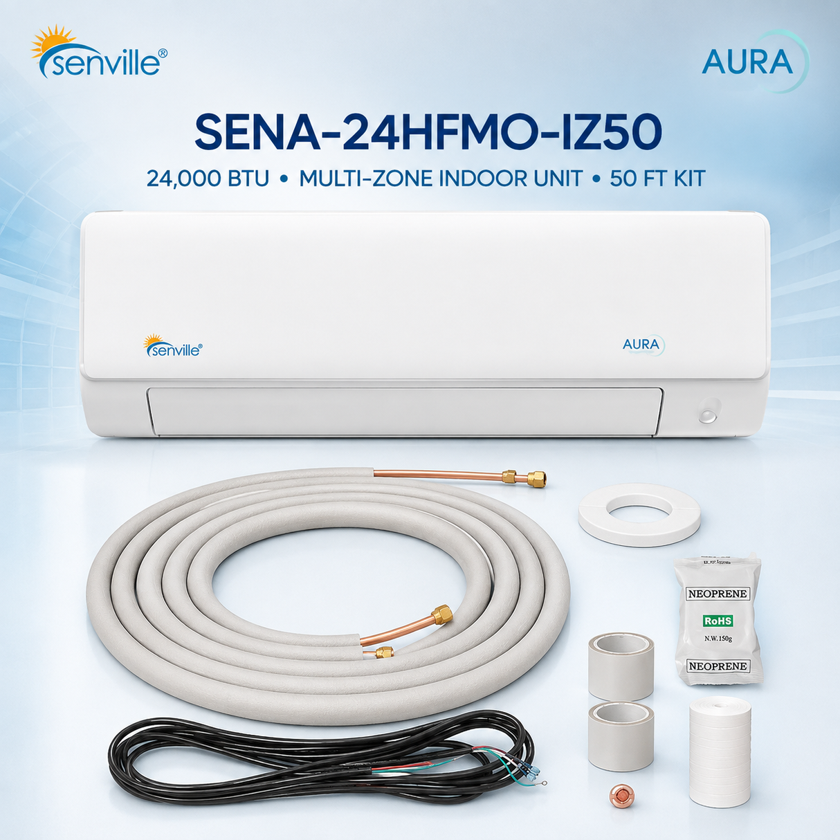 Senville AURA Multi-Zone Wall-Mounted Indoor Units