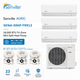 Senville SENA 28000 BTU Tri Zone Ceiling Air Conditioner - Heat Pump