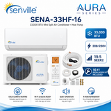 Senville AURA SENA-33HF 33,000 BTU Mini Split Heat Pump