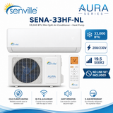 Senville AURA SENA-33HF 33,000 BTU Mini Split Heat Pump