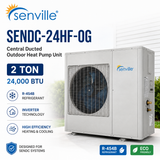 Senville SENDC Central Ducted Outdoor Heat Pump Units | 2, 4 & 5 Ton