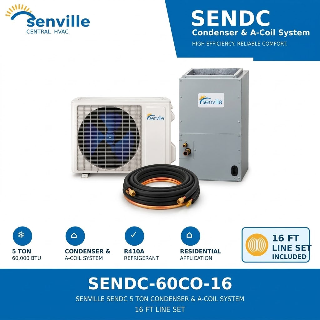 Senville SENDC Condenser & A-Coil Systems | 2–5 Ton