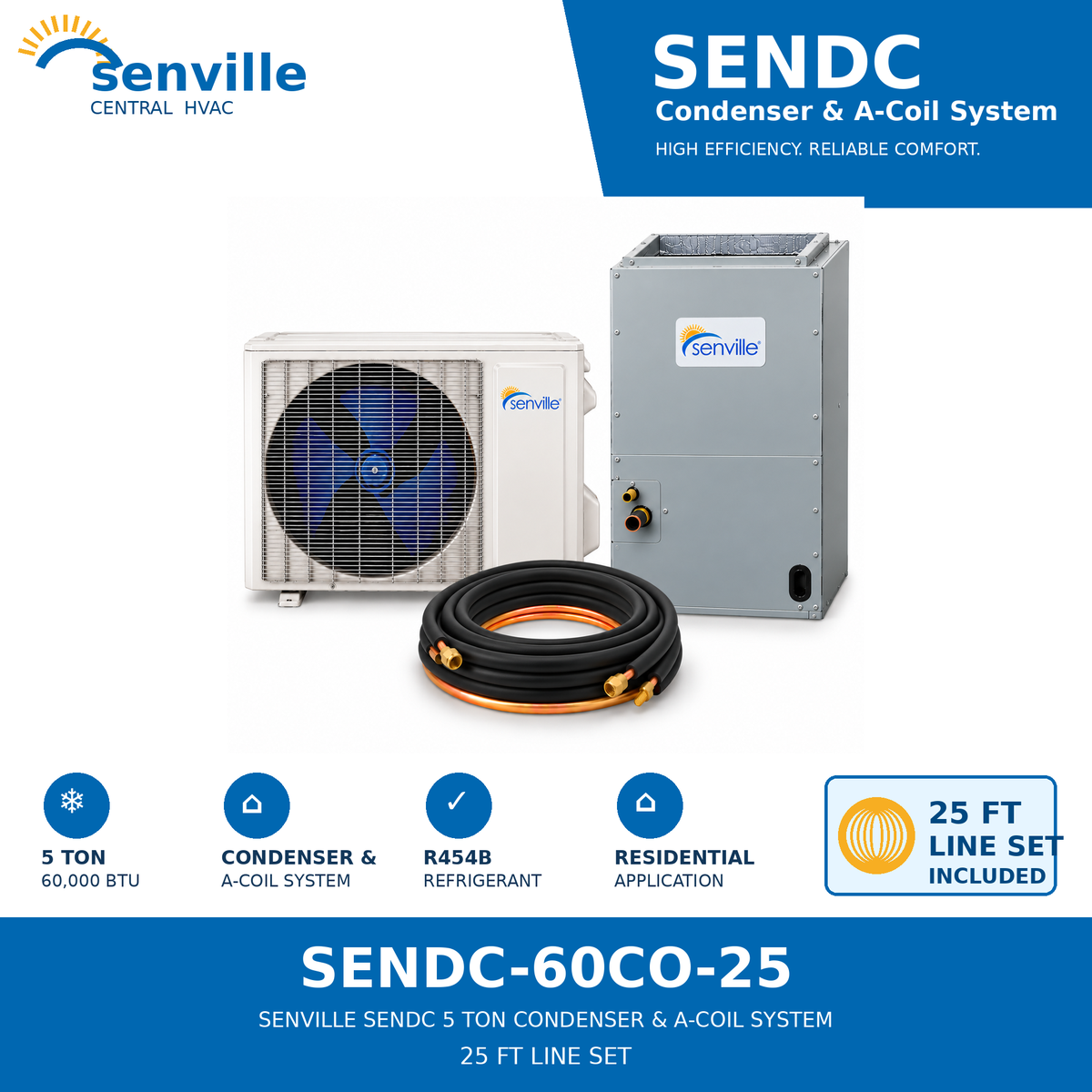 Senville SENDC Condenser & A-Coil Systems | 2–5 Ton