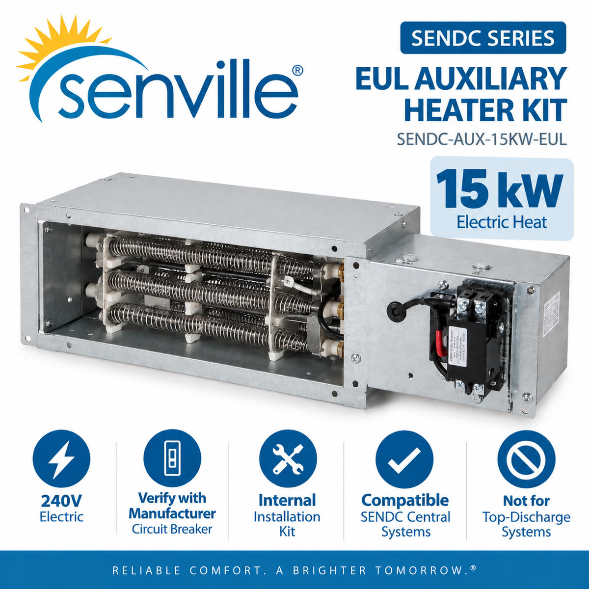 Senville SENDC EUL Auxiliary Heater Kits | 5, 10, 15 & 20 kW