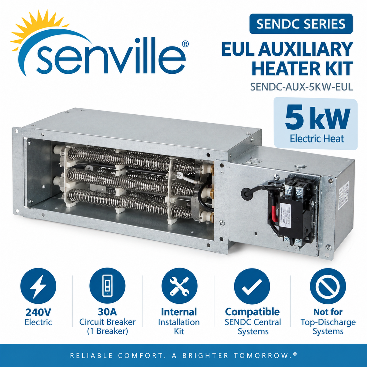 Senville SENDC EUL Auxiliary Heater Kits | 5, 10, 15 & 20 kW