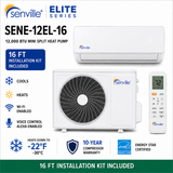Senville ELITE Series Mini Split Heat Pump | 9K–24K BTU | SENE-EL