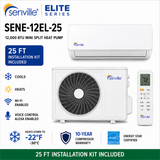Senville ELITE Series Mini Split Heat Pump | 9K–24K BTU | SENE-EL