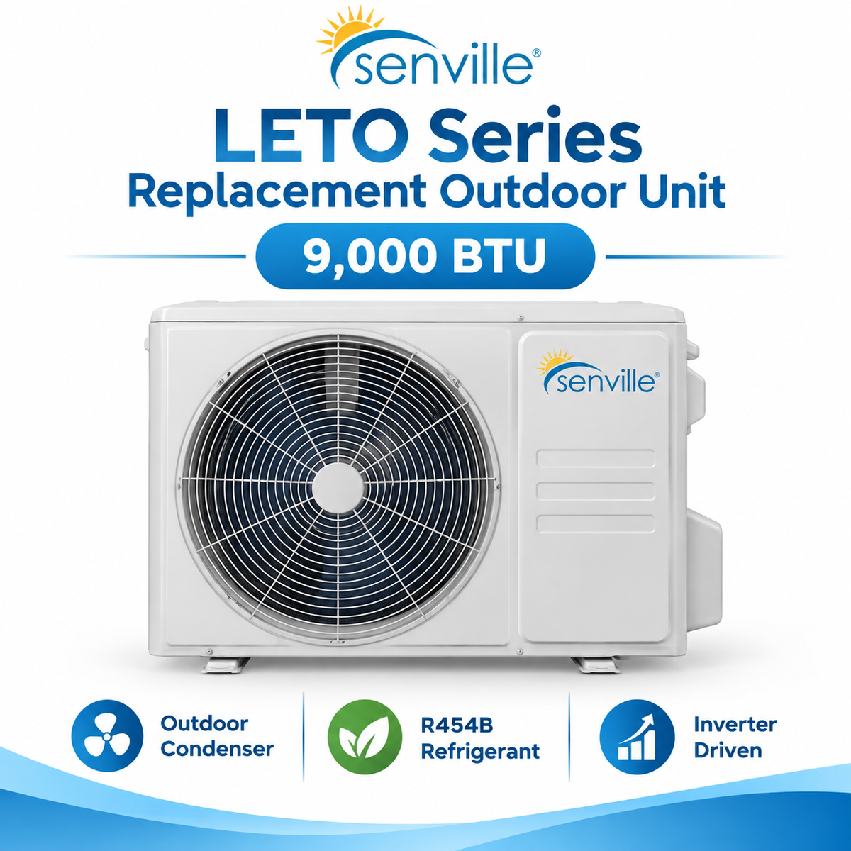 Senville LETO Mini Split Replacement Outdoor Unit