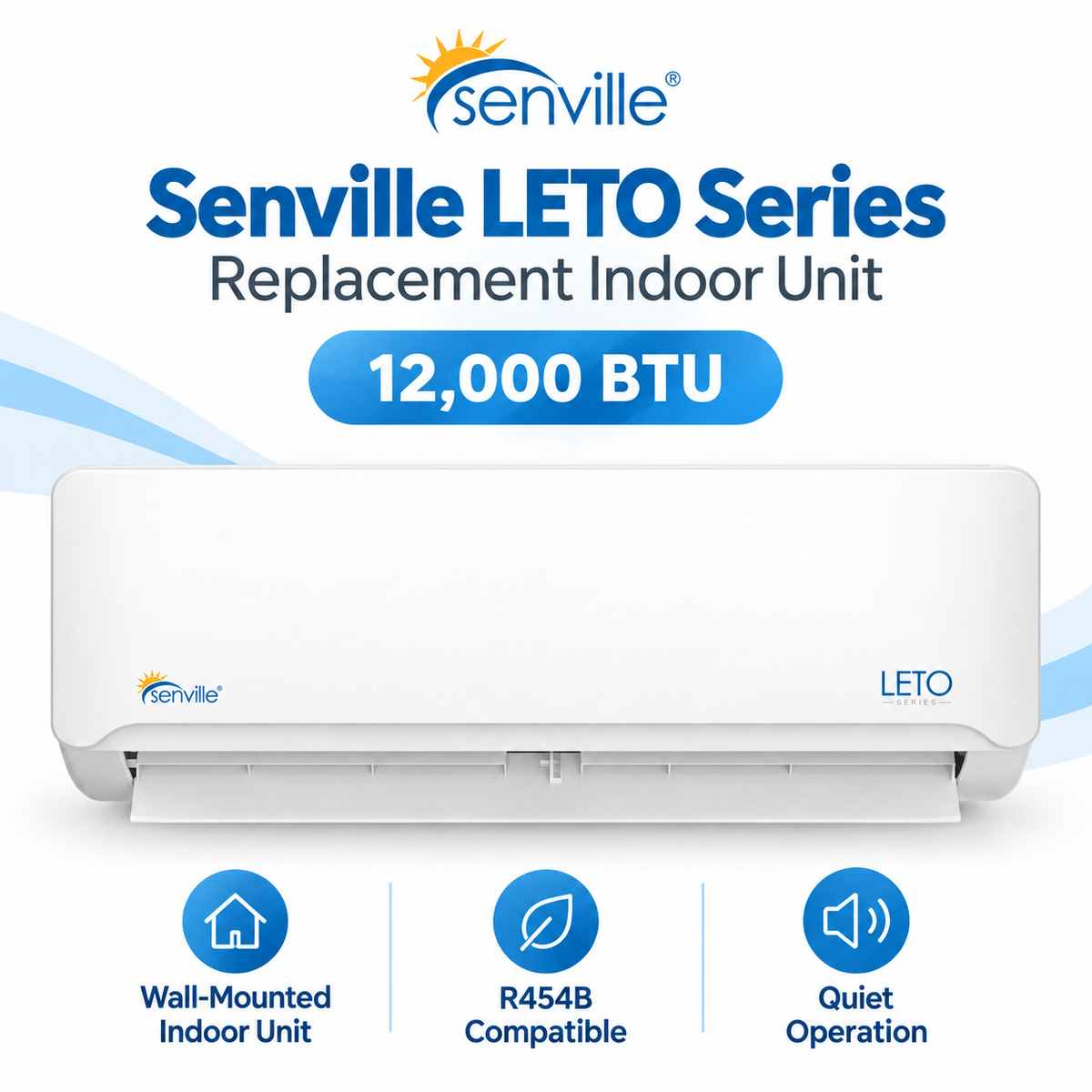 Senville LETO Mini Split Replacement Indoor Unit