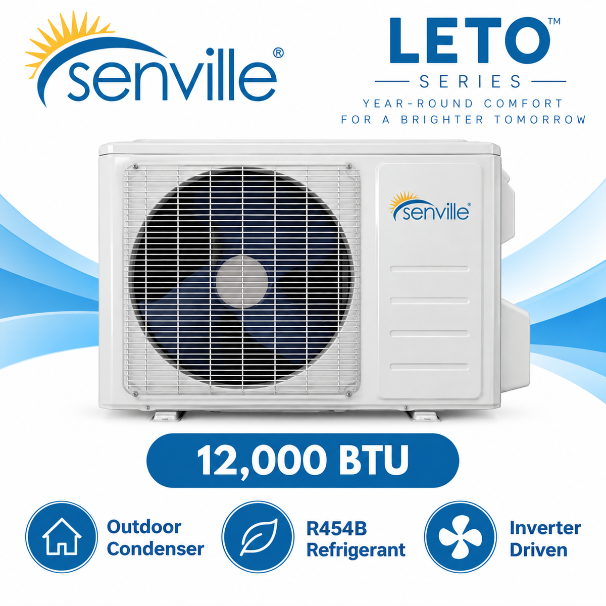 Senville LETO Mini Split Replacement Outdoor Unit