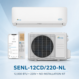 Senville 12,000 BTU LETO Mini Split Heat Pump | SENL-12CD/220