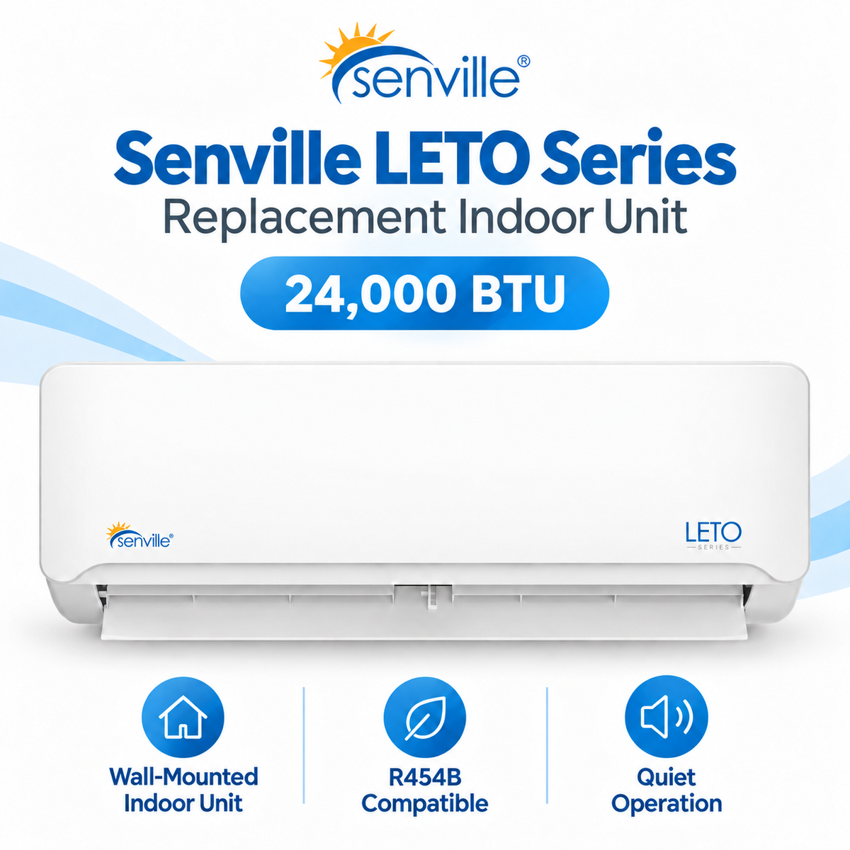 Senville LETO Mini Split Replacement Indoor Unit