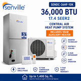 Senville SENDC Central Air Conditioner Heat Pump Systems