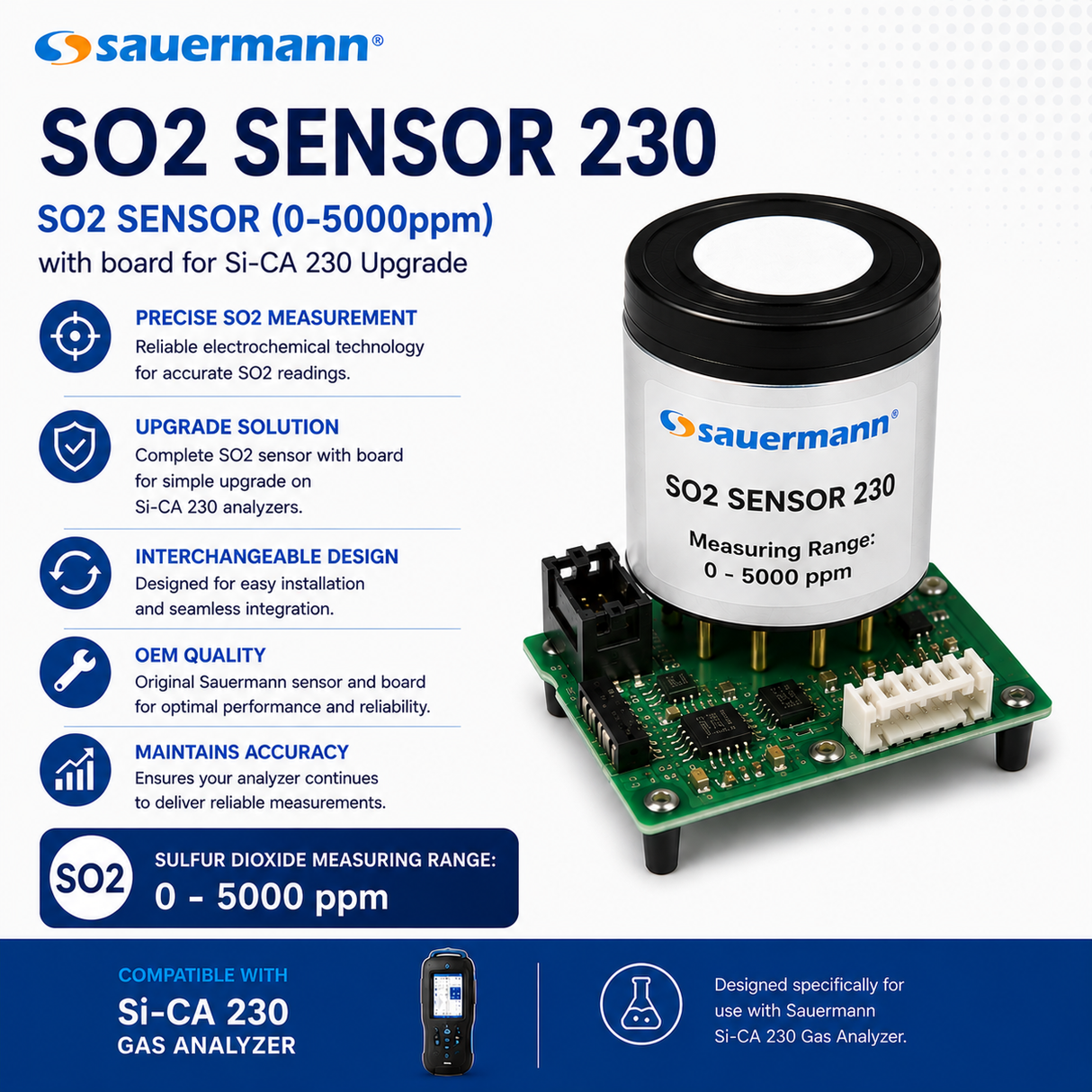 Sauermann SO2 Sensor 230