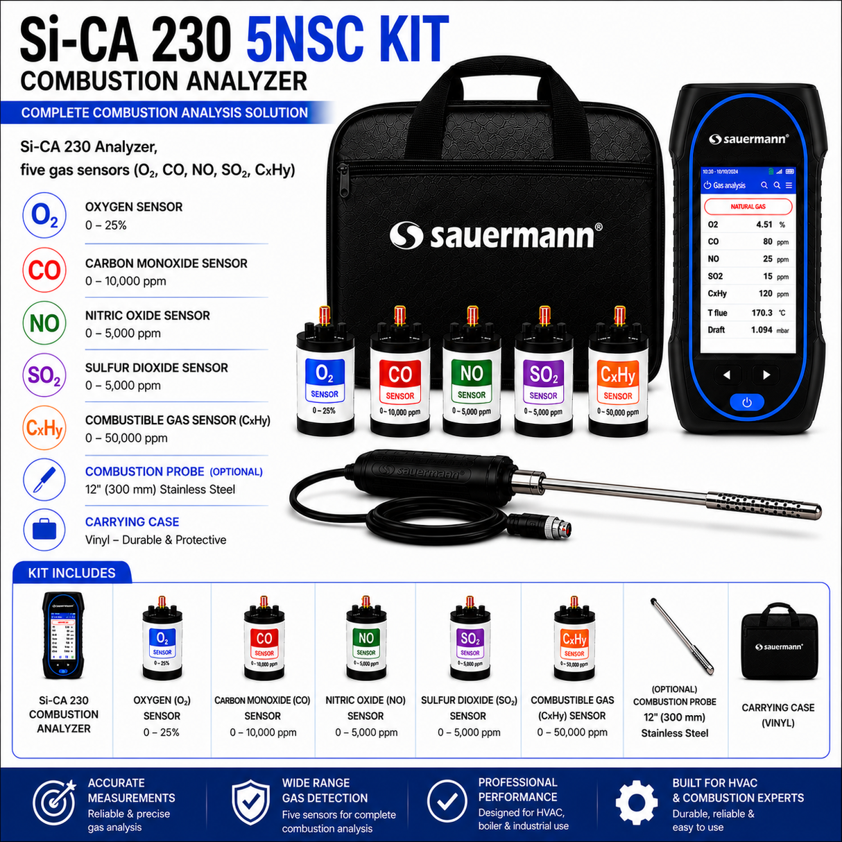 Sauermann Si-CA 230 Kit 5NSC