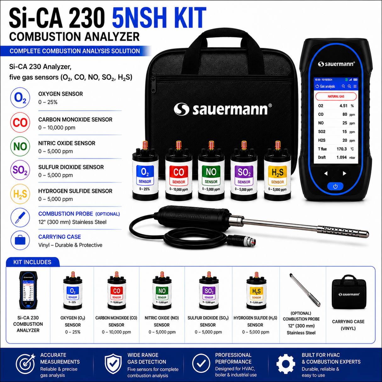 Sauermann Si-CA 230 Kit 5NSH