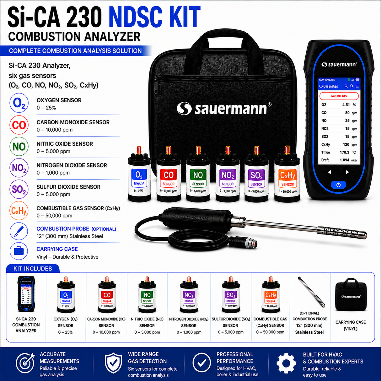Sauermann Si-CA 230 Kit 6NDSC