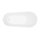 A&E Bath Athens 60"/67" Freestanding Deluxe Family Acrylic Bathtub