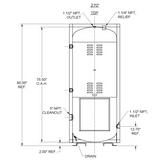 SANCO2 200 Gallon + 30kw ECO-200SW30 Swing Tank