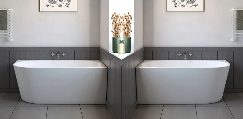 A&E Bath Nile Left/Right Freestanding Renovation Acrylic Bathtub