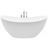 A&E Bath Stephanie Freestanding Deck Mount Acrylic Bathtub