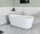 A&E Bath Luna Freestanding Deck Mount Acrylic Bathtub