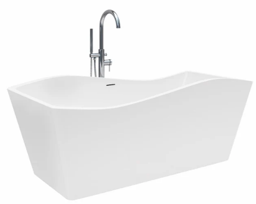 A&E Bath Eva 67" Freestanding Deluxe Acrylic Bathtub