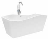 A&E Bath Eva 67" Freestanding Deluxe Acrylic Bathtub