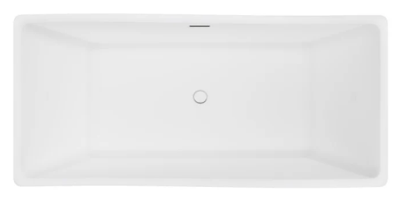 A&E Bath Eva 67" Freestanding Deluxe Acrylic Bathtub