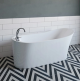 A&E Bath Addison 59"/67" Freestanding Deluxe Family Acrylic Bathtub