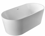 A&E Bath Anabelle 59"/67" Freestanding Deluxe Family Acrylic Bathtub