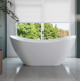 A&E Bath Corbin 59"/67" Freestanding Deluxe Family Acrylic Bathtub