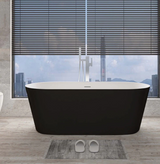 A&E Bath Anabelle 59"/67" Freestanding Deluxe Family Acrylic Bathtub