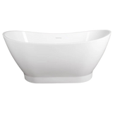 A&E Bath Naya 59" Freestanding Deluxe Family Acrylic Bathtub