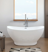 A&E Bath Naya 59" Freestanding Deluxe Family Acrylic Bathtub