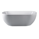 A&E Bath Lily 59"/67" Freestanding Deluxe Family Acrylic Bathtub