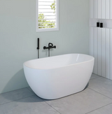 A&E Bath Lily 59"/67" Freestanding Deluxe Family Acrylic Bathtub