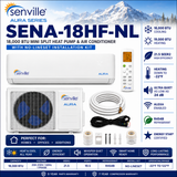 Senville AURA Wall Mounted Mini Split Air Conditioner & Heat Pump Systems