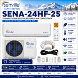 Senville AURA Wall Mounted Mini Split Air Conditioner & Heat Pump Systems