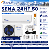 Senville AURA Wall Mounted Mini Split Air Conditioner & Heat Pump Systems