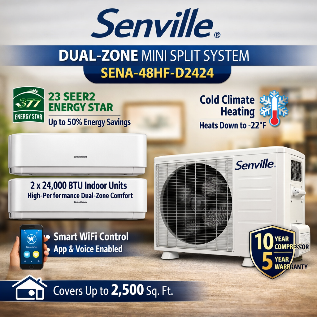 Senville SENA Series Multi‑Zone Mini Split System Air Conditioners