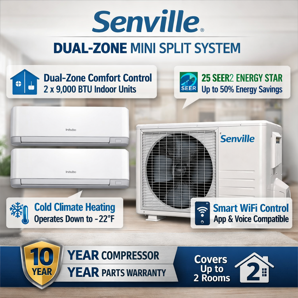 Senville SENA Series Multi‑Zone Mini Split System Air Conditioners