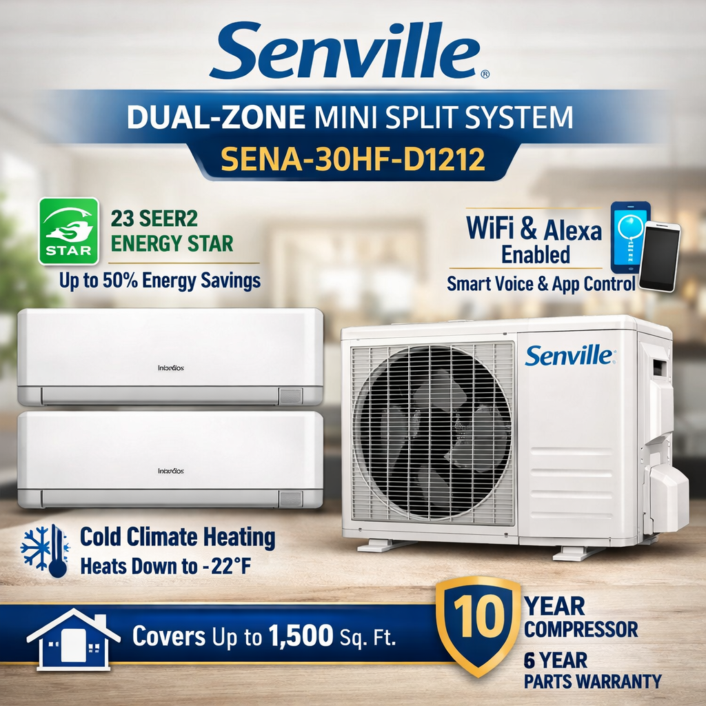 Senville SENA Series Multi‑Zone Mini Split System Air Conditioners