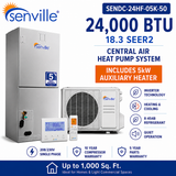Senville SENDC Central Air Conditioner Heat Pump Systems