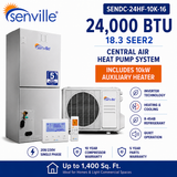 Senville SENDC Central Air Conditioner Heat Pump Systems