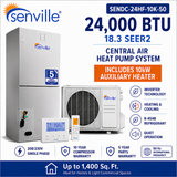 Senville SENDC Central Air Conditioner Heat Pump Systems